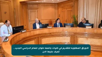 الأوراق المطلوبة للتقديم في كليات جامعة حلوان للعام الدراسي الجديد.. تعرف عليها الآن